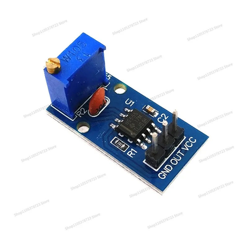 For NE555 Pulse Generator, Square Wave Rectangular Wave, Small Signal Generator Module, Adjustable Frequency