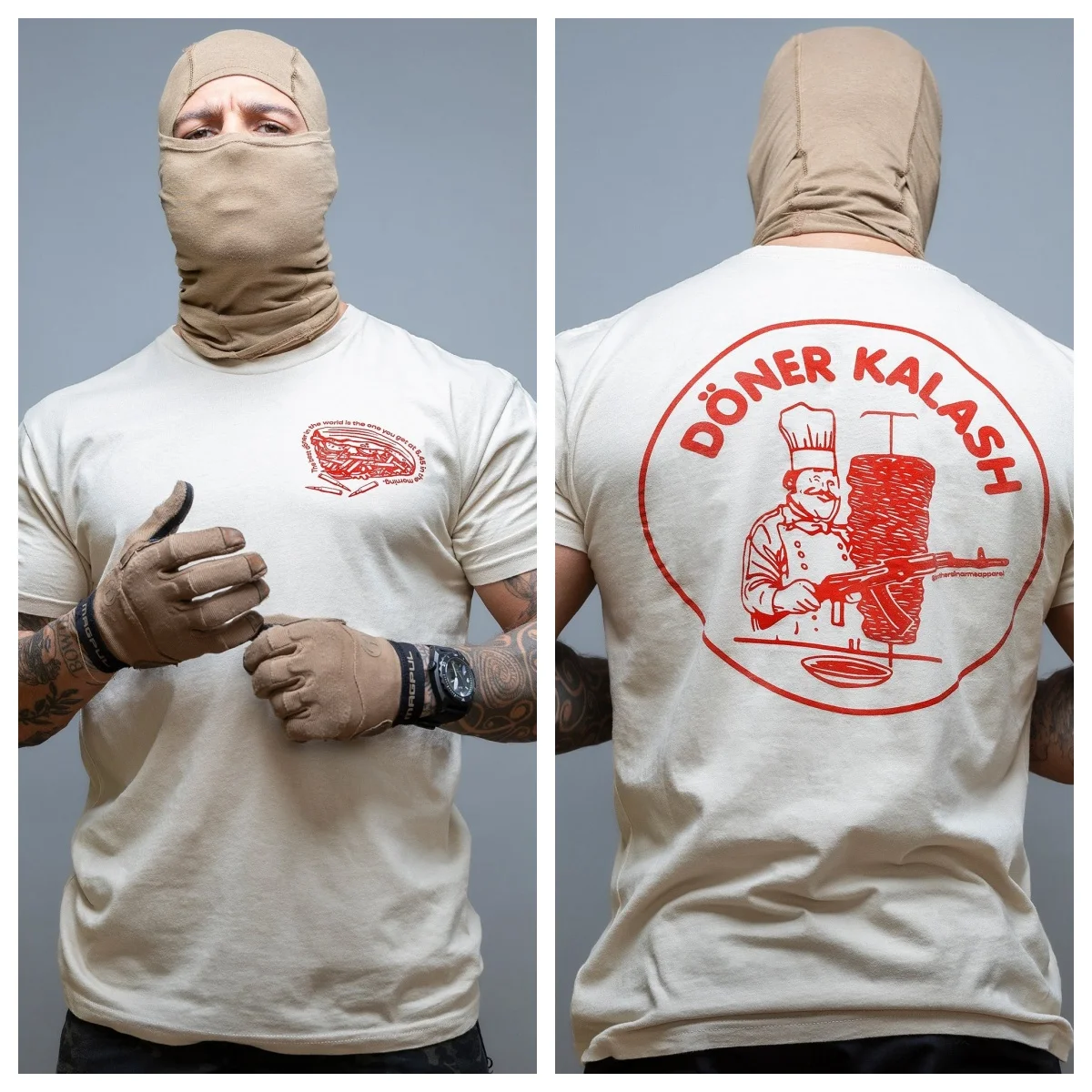 Camiseta Deportiva Döner Kalash - Apta para Ropa Deportiva, 100% Algodón