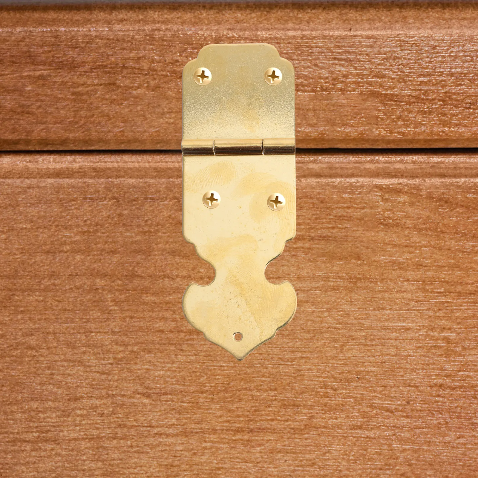 2Pcs Copper Hinges Heavy Duty Decorative Box Hinges for Jewelry Gift Wine Tool Cabinets Vintage Wooden Boxes Rust Resistant