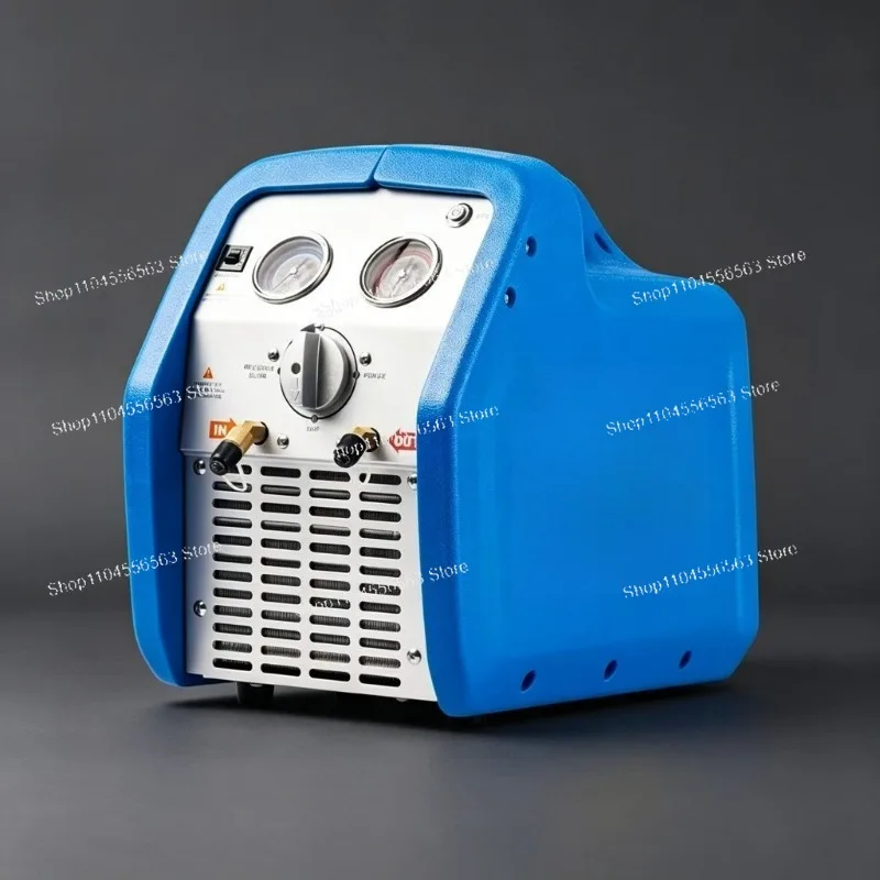 Industrial Portable Electric Aluminum HVAC Refrigerant Recovery Unit Single/Double Cylinder AC Cold Room Repair Tool