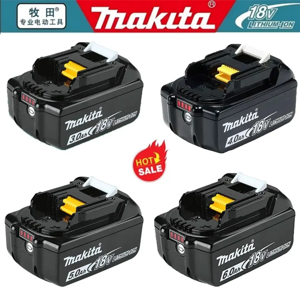 

Makita Original 18V Lithium Battery 6AH 3AH 4AH 5AH Battery BL1860 BL1830 BL1840 BL1850 Battery