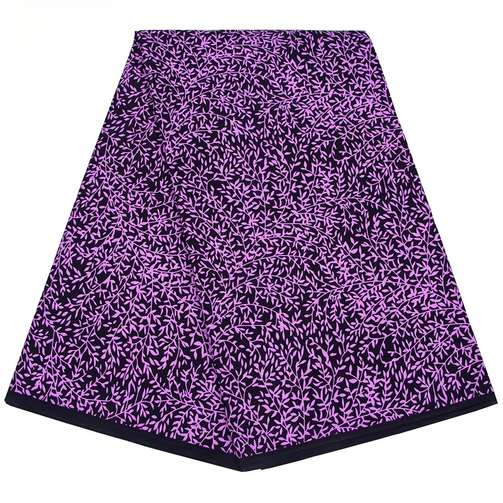 BatikNest-XWY Store Pure Cotton African Batik Fabric Skin-Friendly Wax Print 6 Yards for DIY