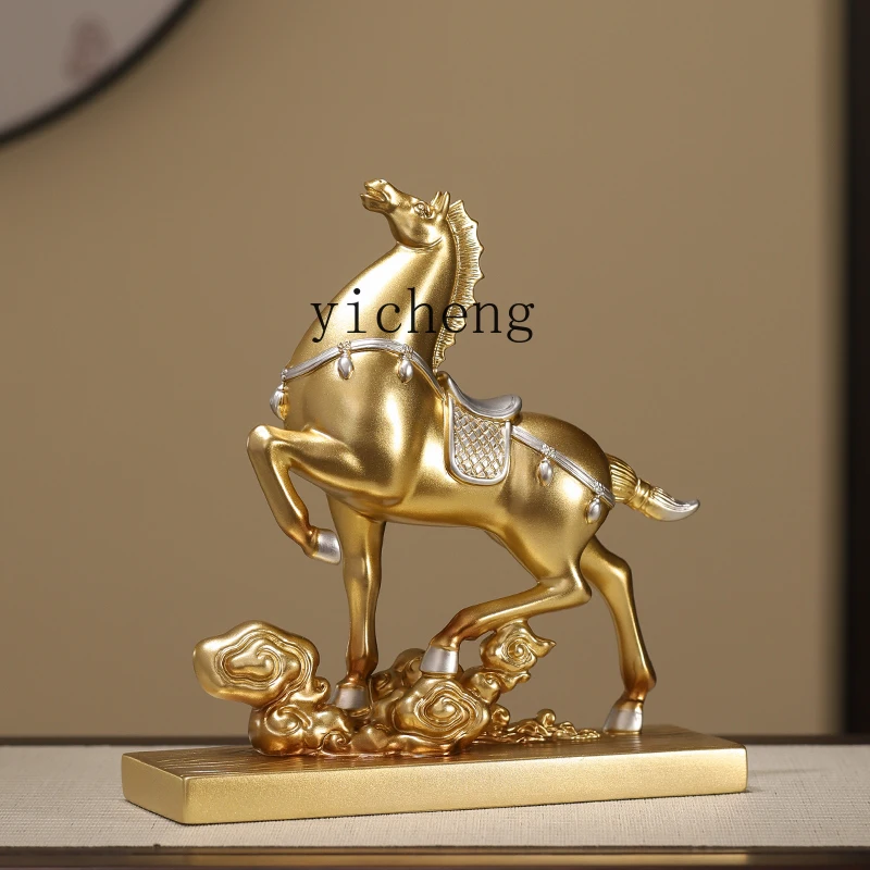 

ZC new Chinese steed ornament opening housewarming gift office desktop decoration