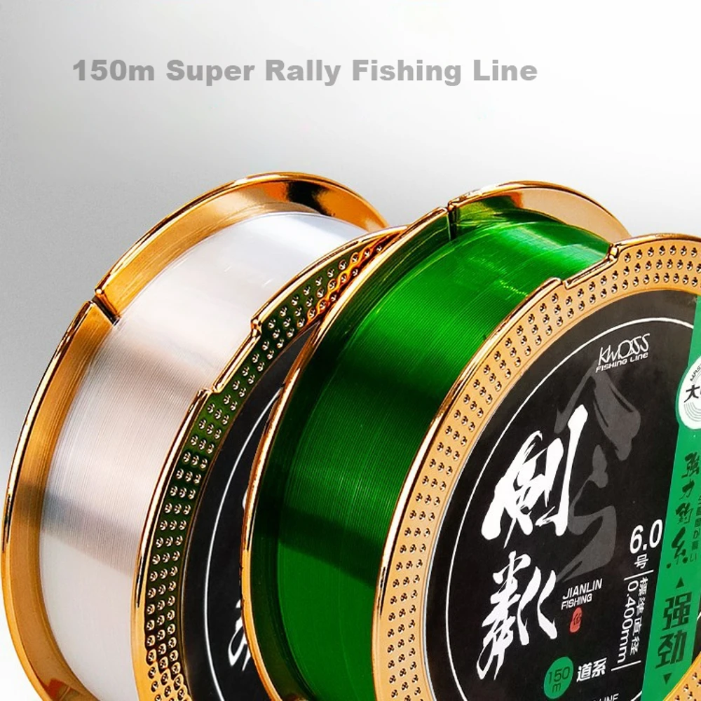 Monofilament Fishing Line 150m Carp Fishing Accessories Super Strong Pull Fishing Equipment Accessories 0.8#~8.0# Fishing Wire