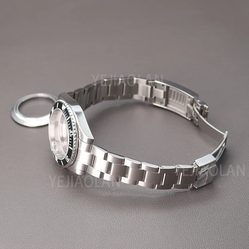 40Mm Submariner Nam Đồng Hồ 316L Thép Không Rỉ Mặt Kính Sapphire Cho Nh34 Nh35 Nh36, 38 Chuyển Động 28.5Mm Mặt Số Daytona