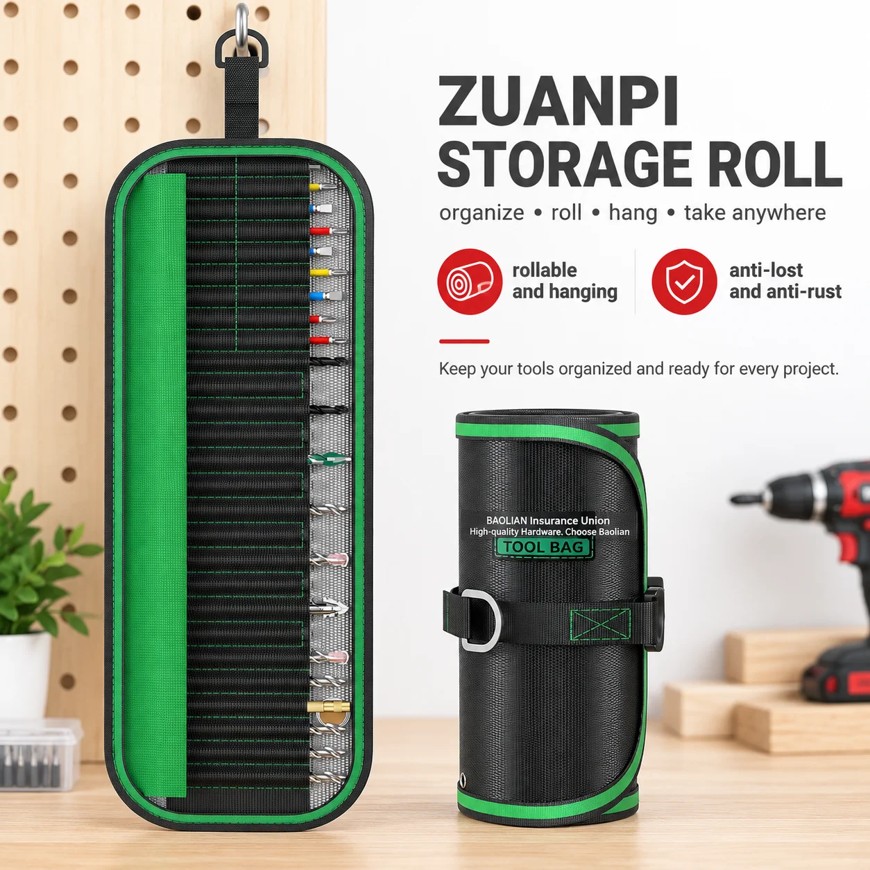 ELECTRIC Tool Storage System Oxford Cloth Portable Bag Professional Electrician and Carpenter Body Kit Bit Repair Home Academy