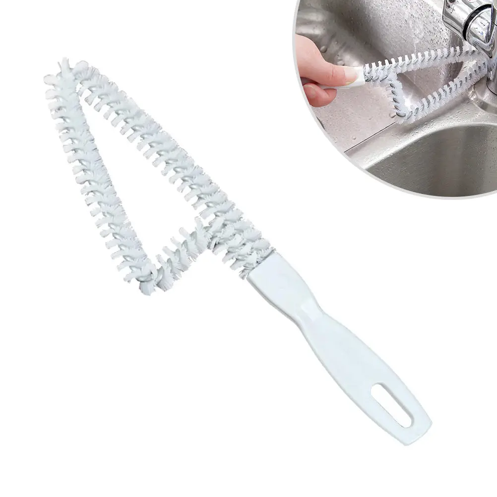 

3Pcs Long Handle Stiff Bristle Brush Strong PP Bristles Iron Wire Core for Removing Mud Dirt Stubborn Stains on Tiles Grout
