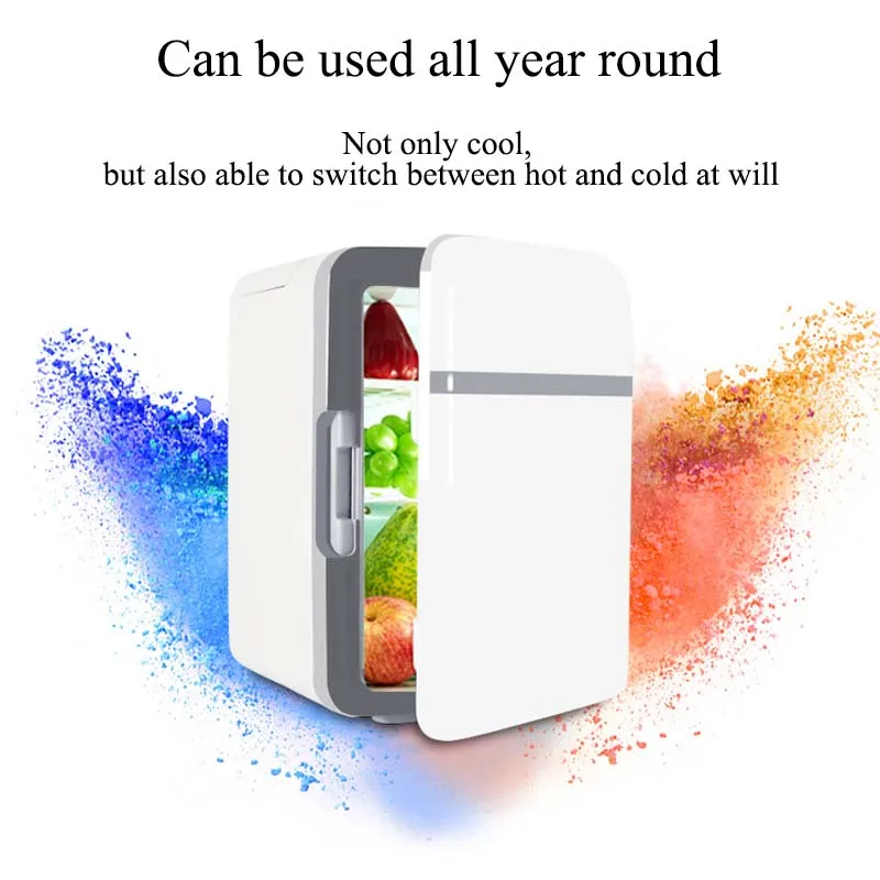 10L Large Capacity Mini Portable Refrigerator Car And Home Dual Purpose Refrigerator Cold And Hot Dual Control Refrigerator