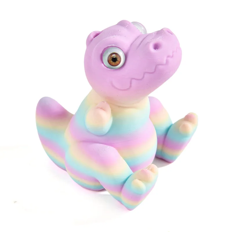 1 pièces dinosaures jouets nouveau Style Mini 3D imprimé dessin animé dinosaure Figurine Simulation modèle Giff pour garçons et filles jouets drôles