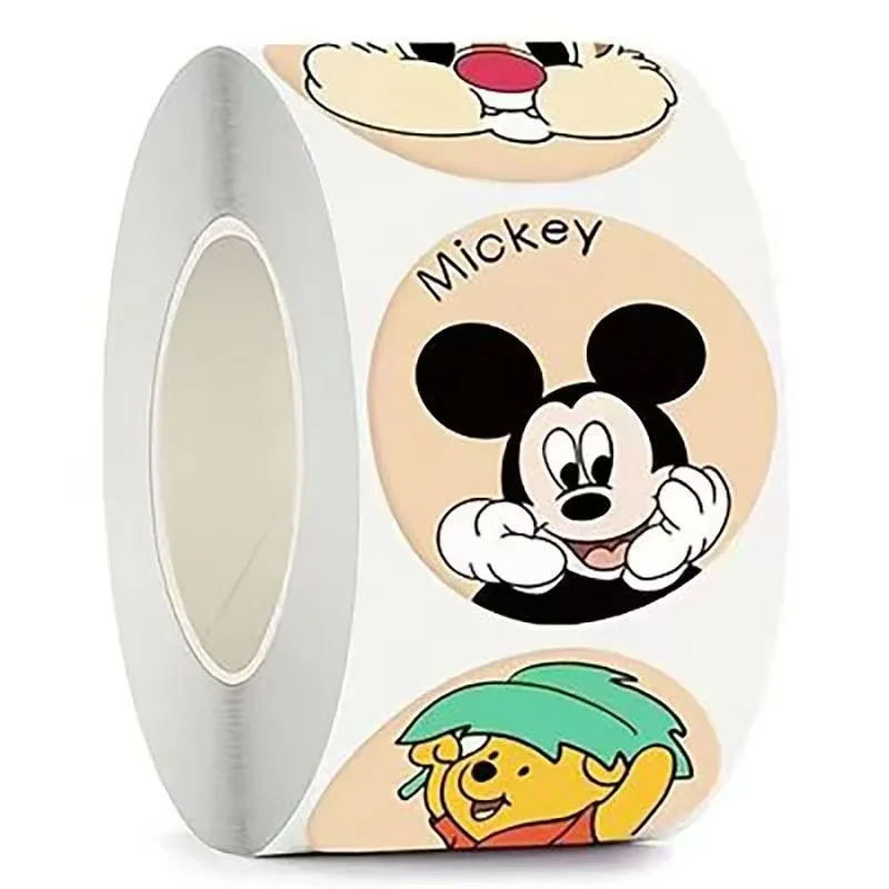 Aufkleber Dekoration 500 Stück/Rolle Niedliche Cartoon-Aufkleber Wasserdichte Aufkleber für DIY Scrapbooking, Umschlagversiegelung – Detail 4