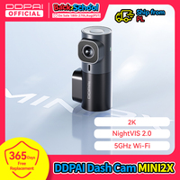 DDPAI Dash Cam MINI2X 2K Resolution 5GHz Wi-Fi with ADAS Dashcam Support 24H Parking Guard Night Vision F1.55 Aperture Car DVR