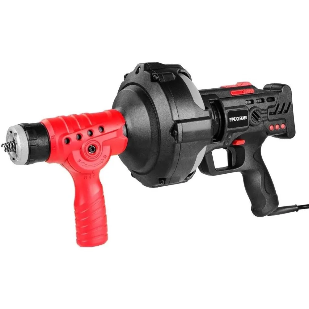 

Auto-Feed Handheld Drain Auger， for 3/4" to 2" Inch/19-50mm Pipe Kitchen Sink Toilet Tub & Shower w/LED Light