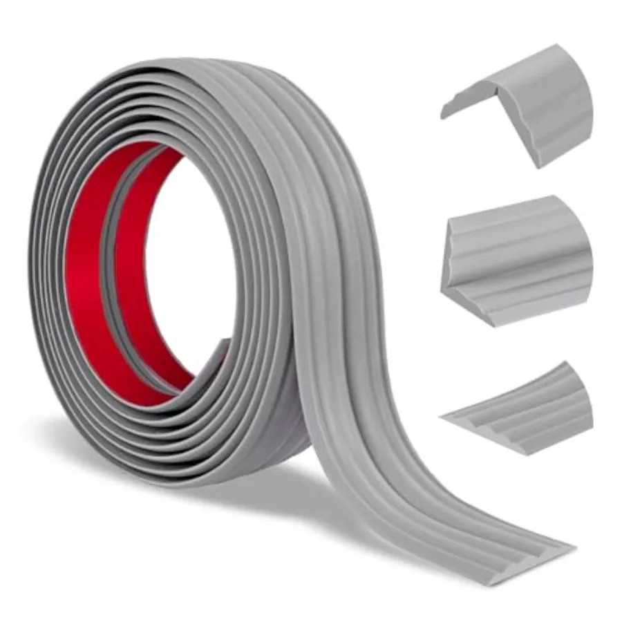 

Wall Corner Protector Peel and Stick Corner Trim Molding Flexible Inside and Outside Wall Edge Guard Self Adhesive Moulding Tri