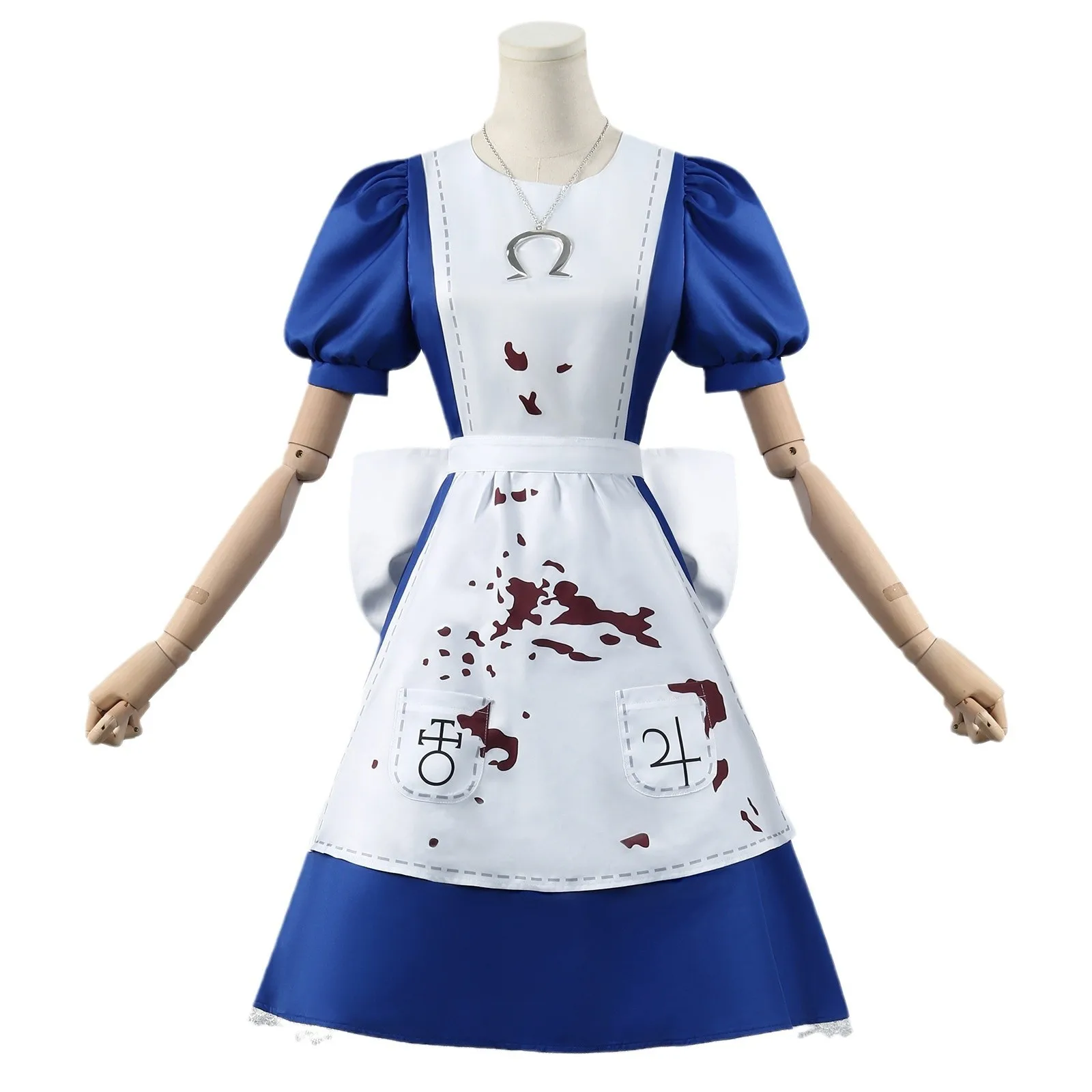 

Alice's Crazy Return To The Cosplay Костюм Алисы Платье Горничной Сценический Костюм Для Хэллоуина