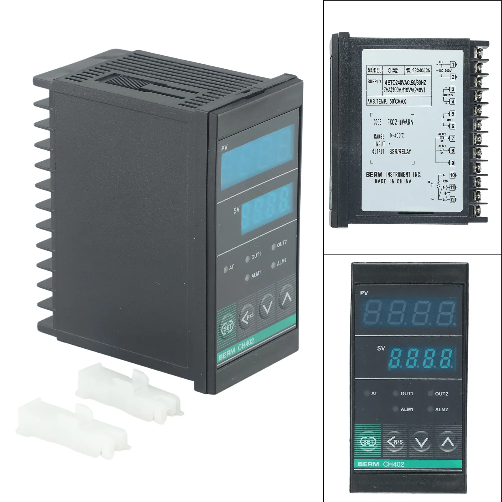 Temperature Management Solution CH402 Intelligent Thermostat with PID Control and Comprehensive Alarm Features