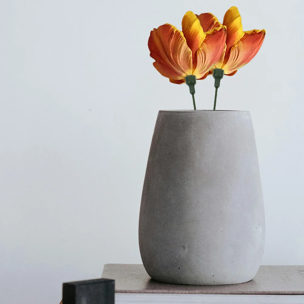 15 قطعة أنابيب المياه البلاستيكية زهرة 15 سنتيمتر ملحقات الجذعية المرنة Diy بها بنفسك ترتيبات الأزهار لوازم الديكور الزفاف #1