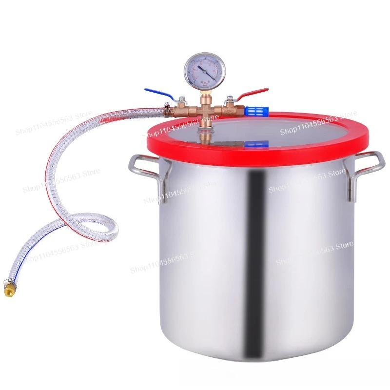 Vacuum Defoaming Chamber, Stainless Steel Drying Tank for Epoxy Resin & Silicone Bubble Removal