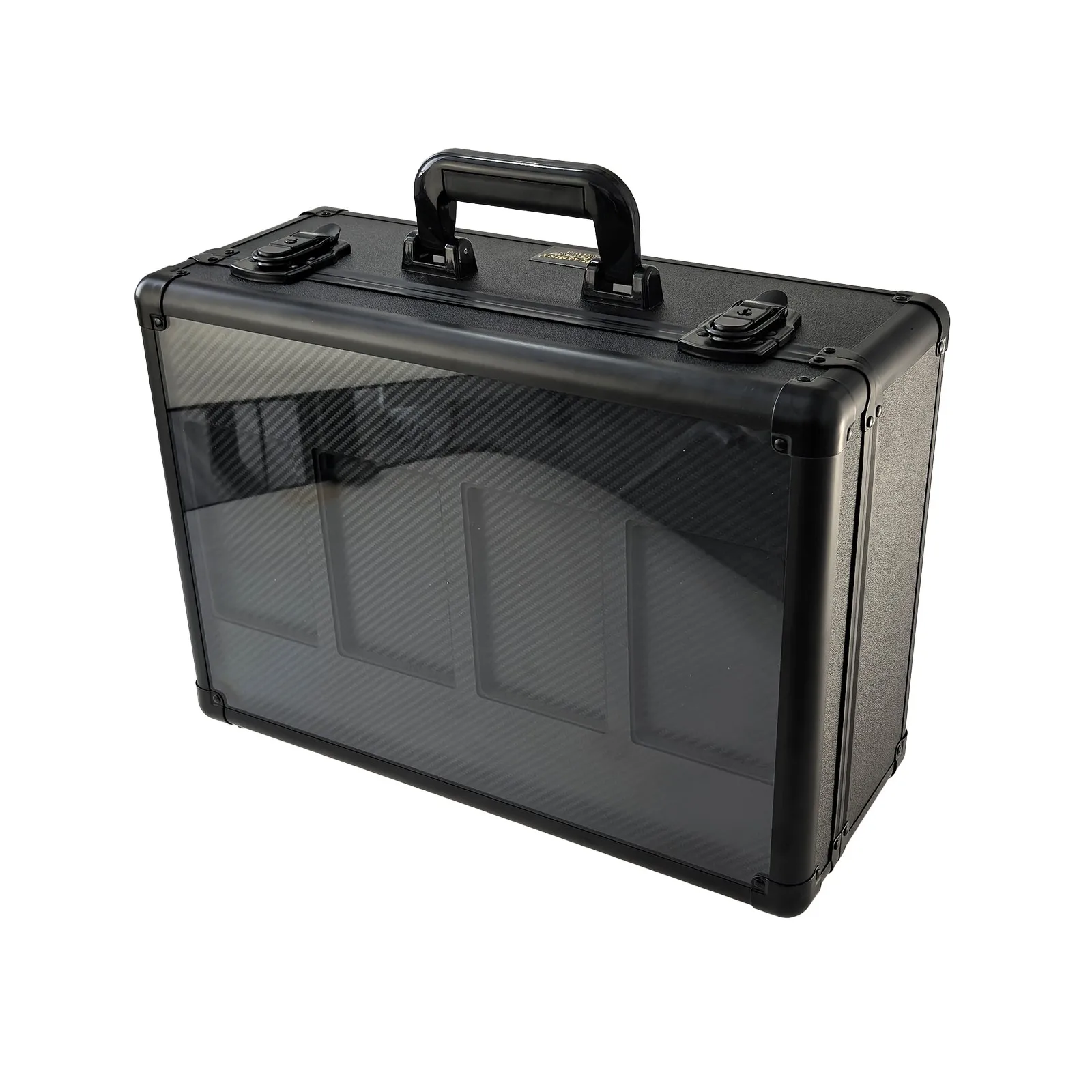 صندوق تخزين البطاقات ذو 4 صفوف مع غطاء شفاف لألواح PSA BGS CGC، يحمل أكثر من 64 بطاقة، حافظة بطاقات تجارية متينة