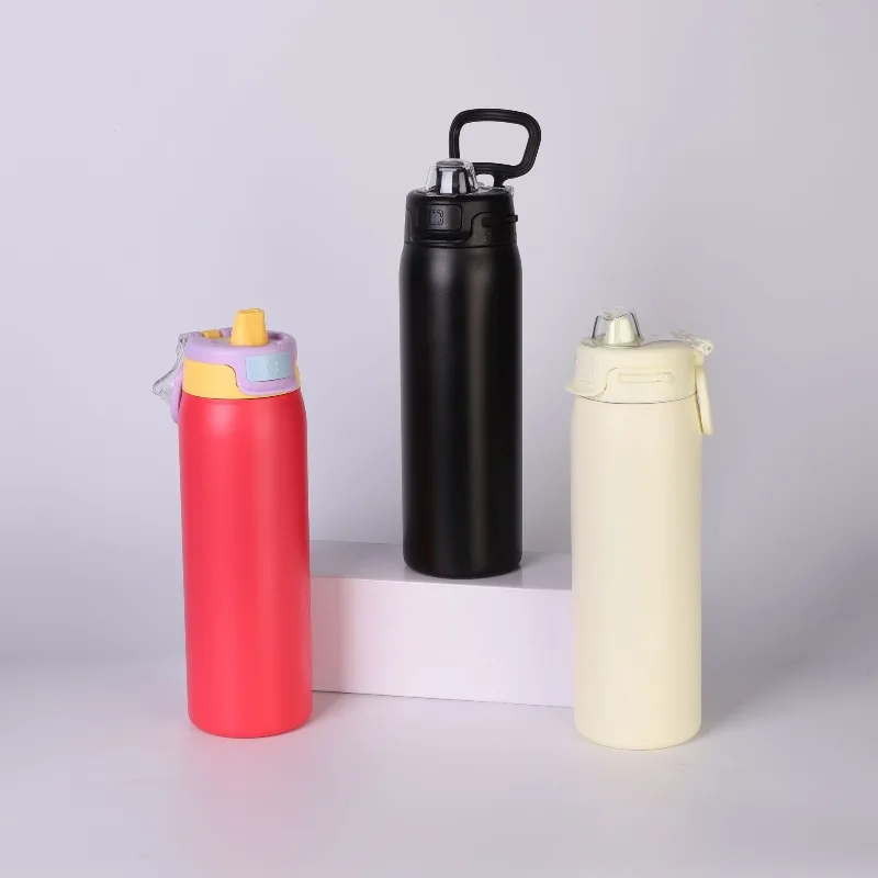 950ml Vacuum Flask Insulated Stainless Steel Leakproof Outdoor Sports Travel Hiking Reusable Portable Keep Cold Water Bottle
