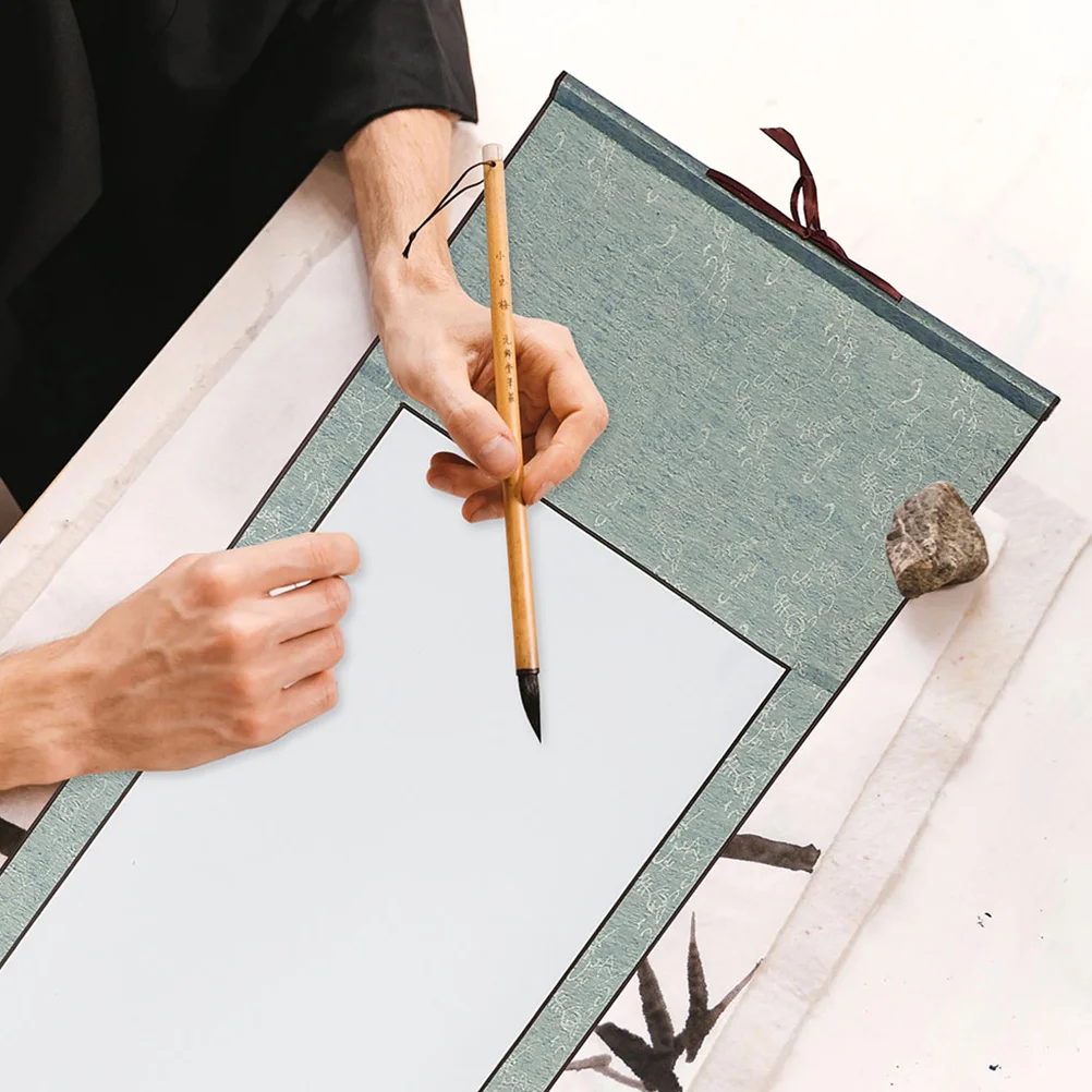 

2Pcs Rice Chinese Calligraphy Paper Art Wall Chinese Xuan Paper Art Wall Scroll Hanging Scroll Painting Supply