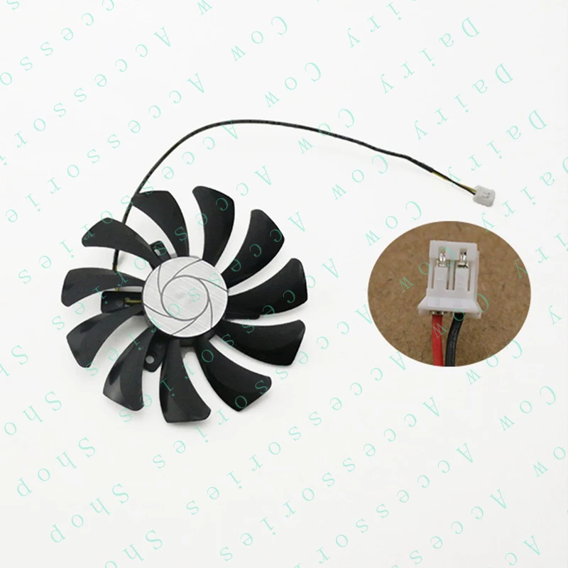 

PP+For MSI GTX1050/1050ti AERO ITX OCV1 HA9010H12SF-Z 2Pcs Graphics Card Fans