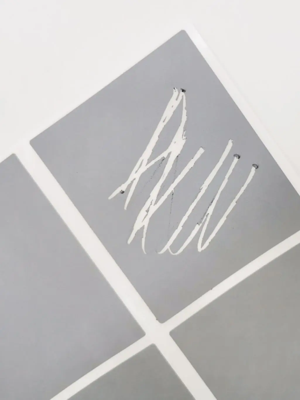 1000Pcs 15*48mm Grey  Scratch Off Stickers  Blank For Secret Code Cover Home Game Wedding Message