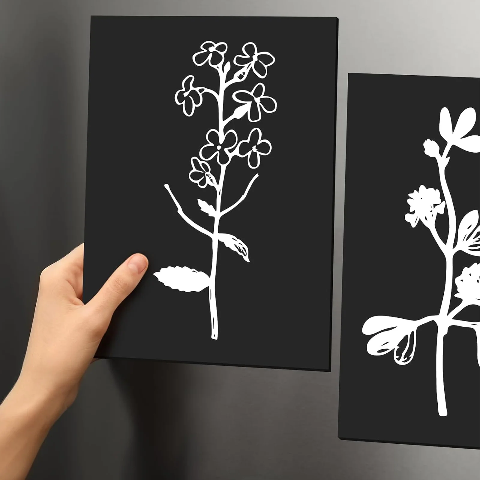 5 أوراق A4 صفائح مغناطيسية سوداء بسمك 0.75 مم مغناطيسية على جانب واحد لقطع صور الثلاجة مغناطيس حرفي