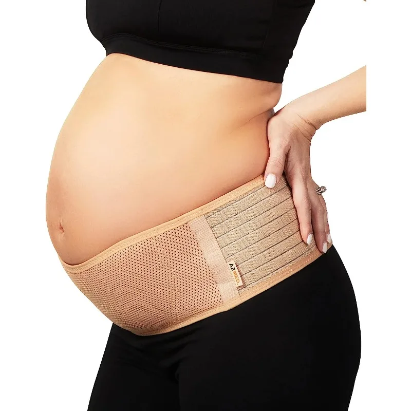 

Soft Breathable Pregnancy Maternity Belly Band for Pregnant Women Adjustable Maternity Belt All Stages of Pregnancy Postpartum