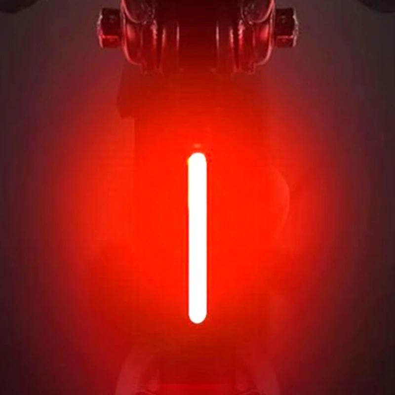 Bicycle rear light ride taillight warning safety light waterproof USB charging creative taillight mountain road car accessories