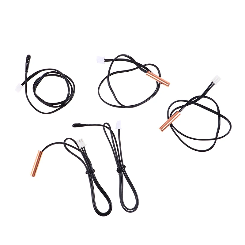 5K 10K 15K 20K 25k 50K 100K High Quality Black Air Conditioning Temperature Air Conditioner Tube Sensor Rubber Head Copper Head