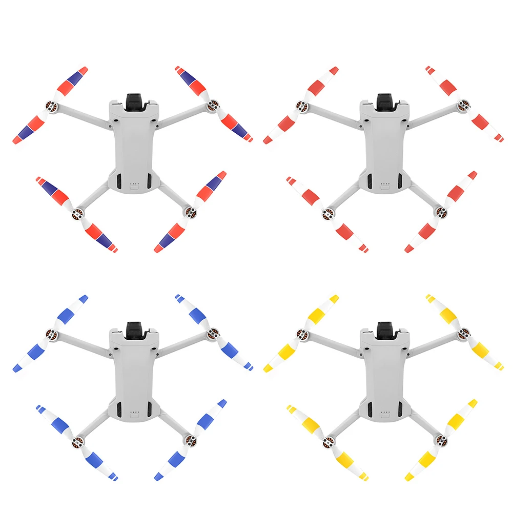 Colorful Replacement Propellers Compatible with For DJI Mini 4/3 Pro Easy Installation and Reliable Performance