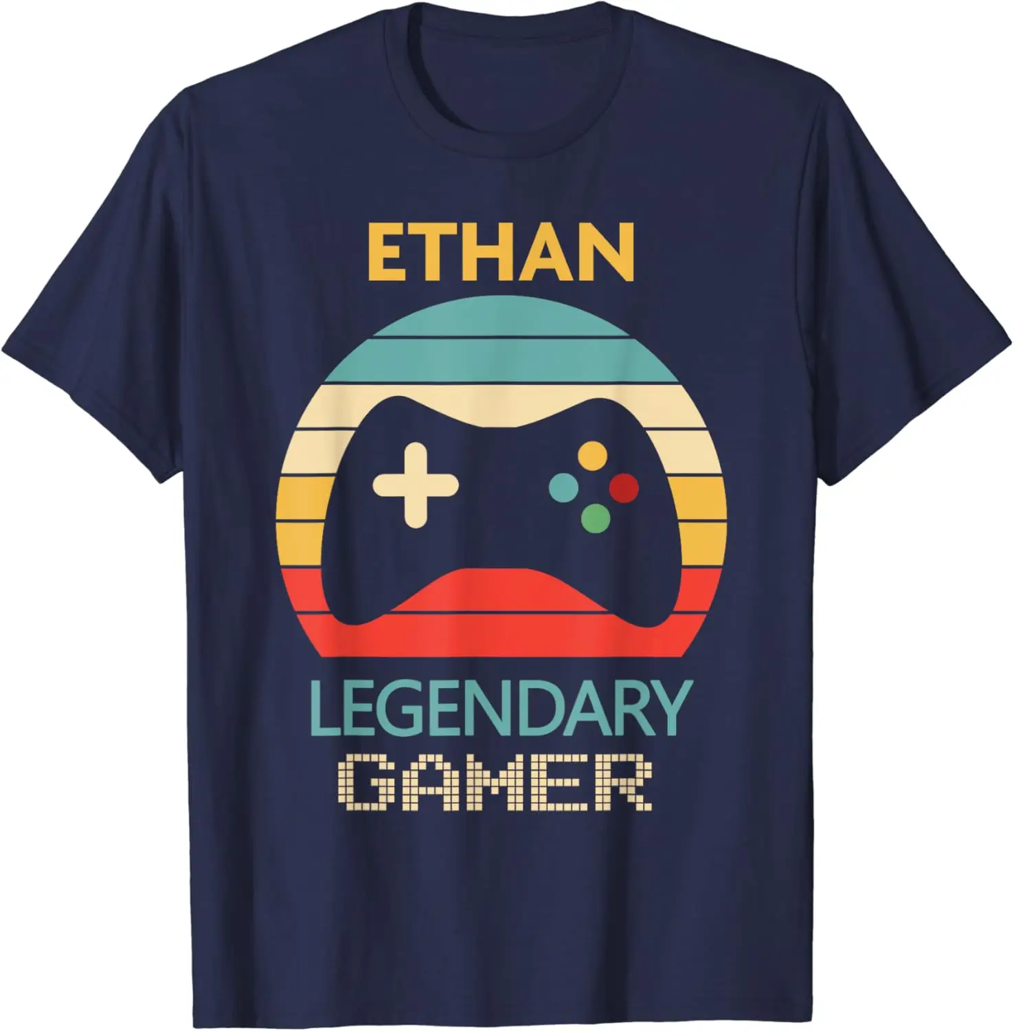 Ethan Name Gift - Personalized Legendary Gamer T-Shirt