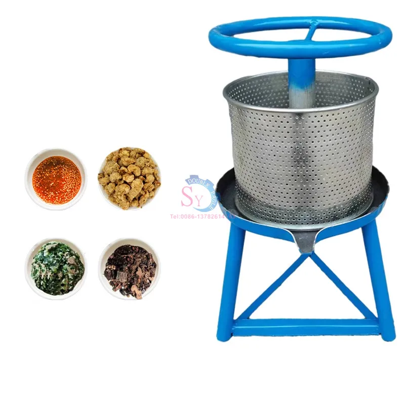 

Home Manual Lard Squeezing Crushing Machine/Hand Animal Oil Residue Pressing Machine Commercial Pig Oil Residue Press Machine