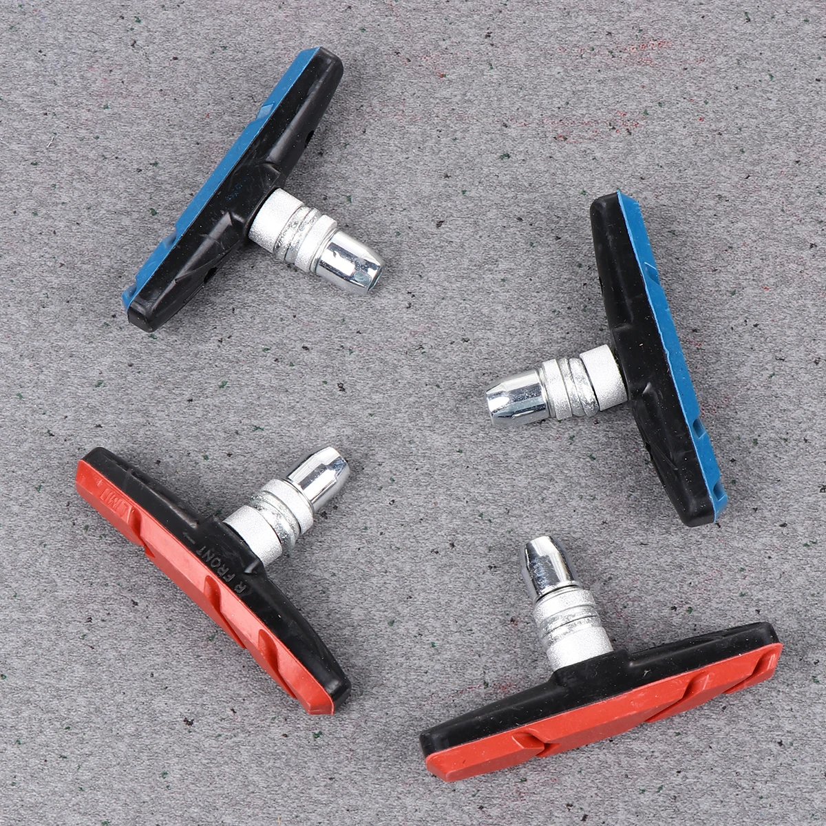 

2 Pairs Front Brake Pads Mountain Bike Resistant Rubber Safety Accessories Reducing Noise Protecting Wheel