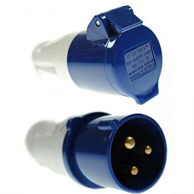 Adaptador de tomada de conexão para carro, plugue principal, gancho para cima, adaptador de ponto de 3 pinos, adaptador de tomada de ponto de rede, 240v, 16a, caravana, motorhome