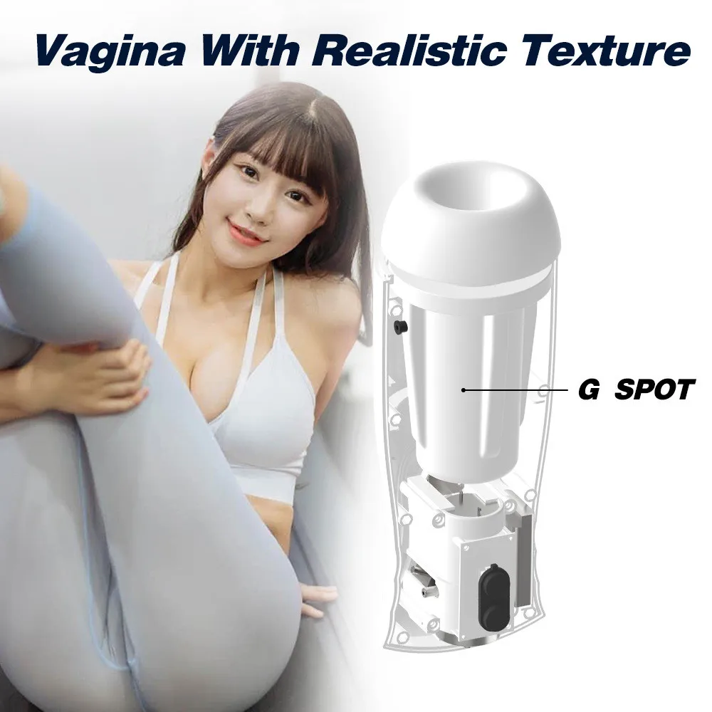 Automatic Male Masturbator Cup Blowjob Sucking Sex Machine Suction Blowjob Vagina Masturbation Pussy Vibrator Sex Toys for Men