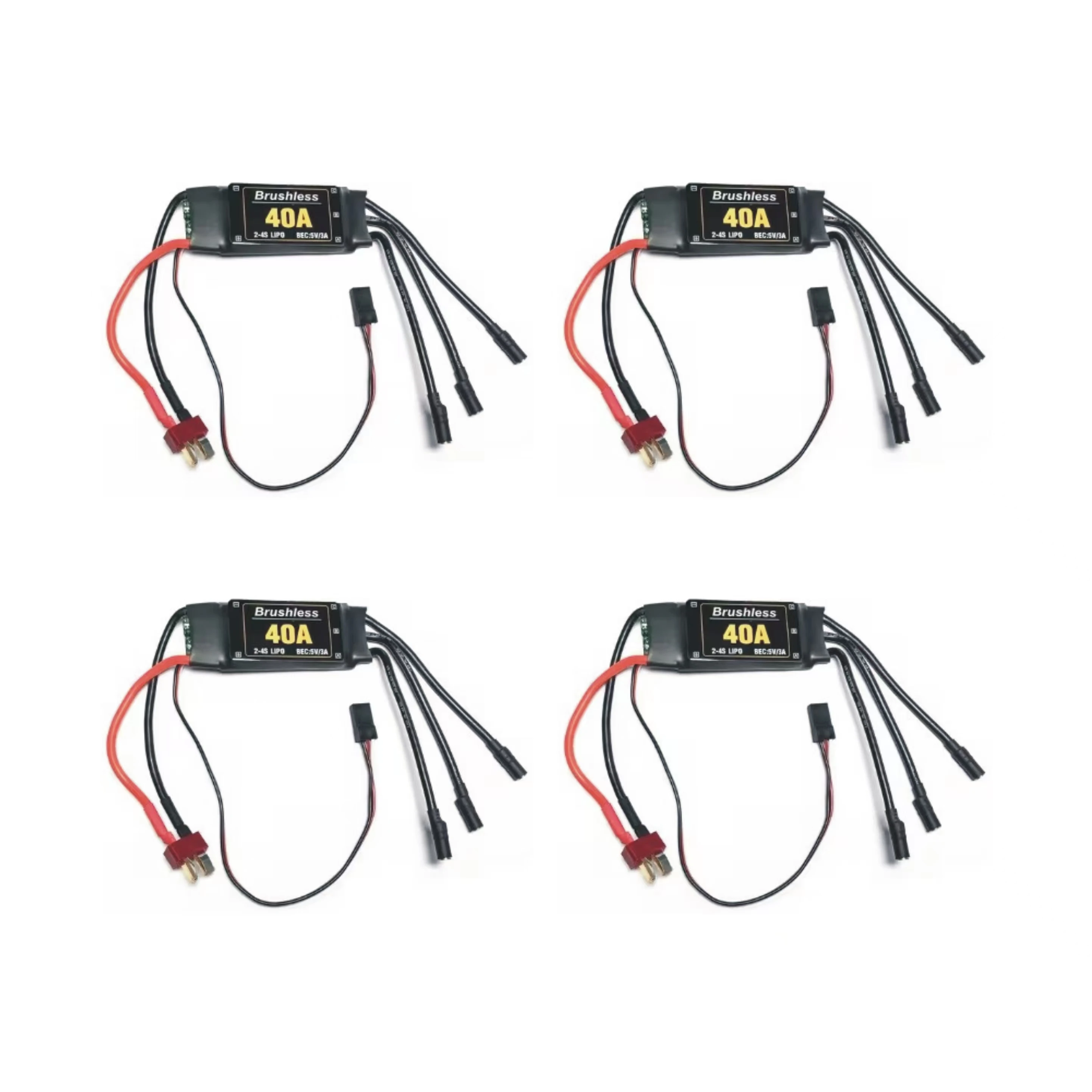 40A Brushless ESC Drone Airplanes Parts Components Accessories Speed Controller Motor RC Toys FPV Durable Quadcopter Helicopter
