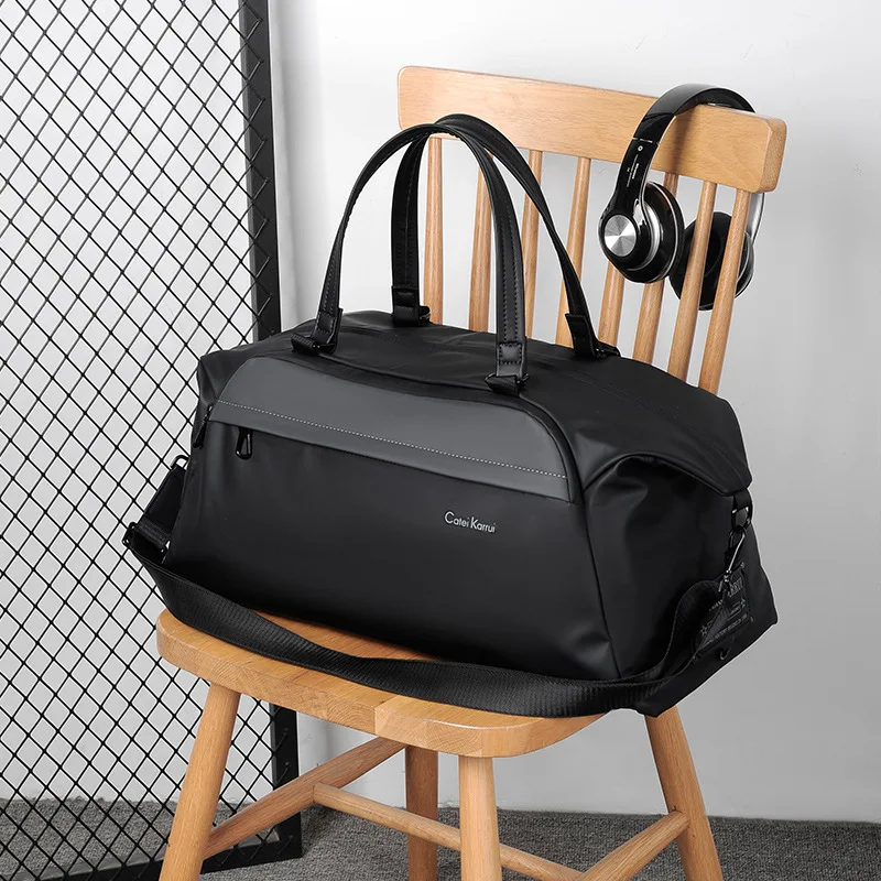 New Casual Men Travel Bag Large Capacity Handbag For Men Business Travel Tote Waterproof Oxford Crossbody Bag Laptop Handbags