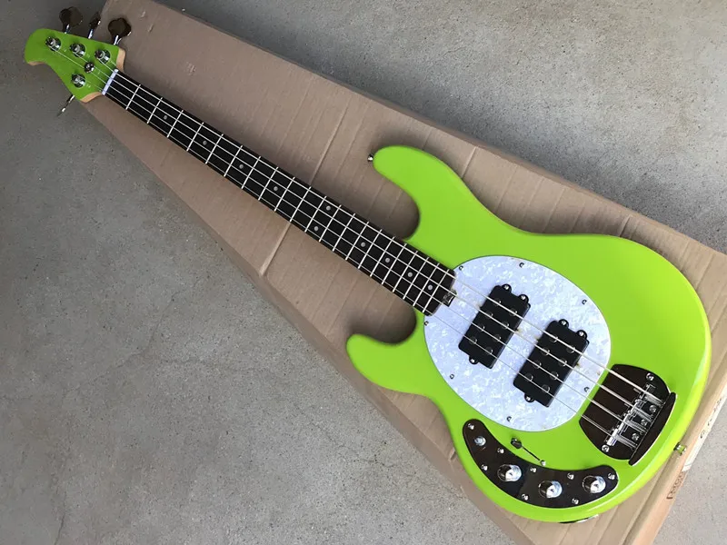 Left Handed 4 Strings Electric Bass Guitar with Rosewood Fingerboard,Chrome Hardware,Provide customized service