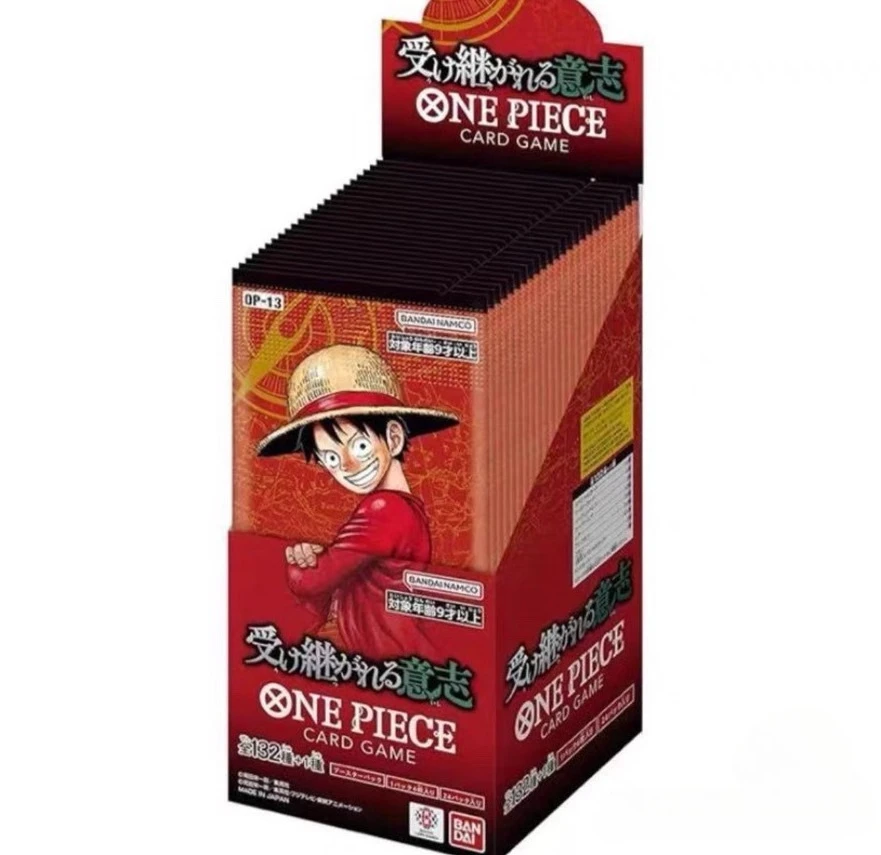 In Stock Original Anime Booster Box One Piece The New Emperor OP09 OP13 Booster Tcg Rare Battle Collection Box Card Toys Gifts
