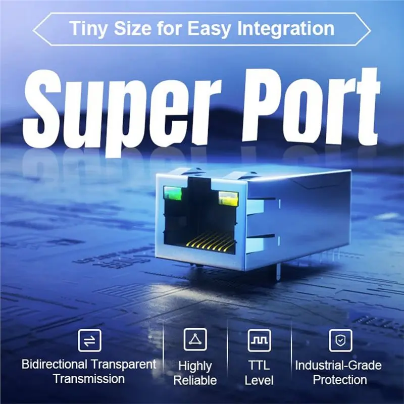 AA60 TTL to Ethernet Converter USR-for K2 Modbus TCP/IP Embedded Module Serial to Ethernet Adapter Industrial
