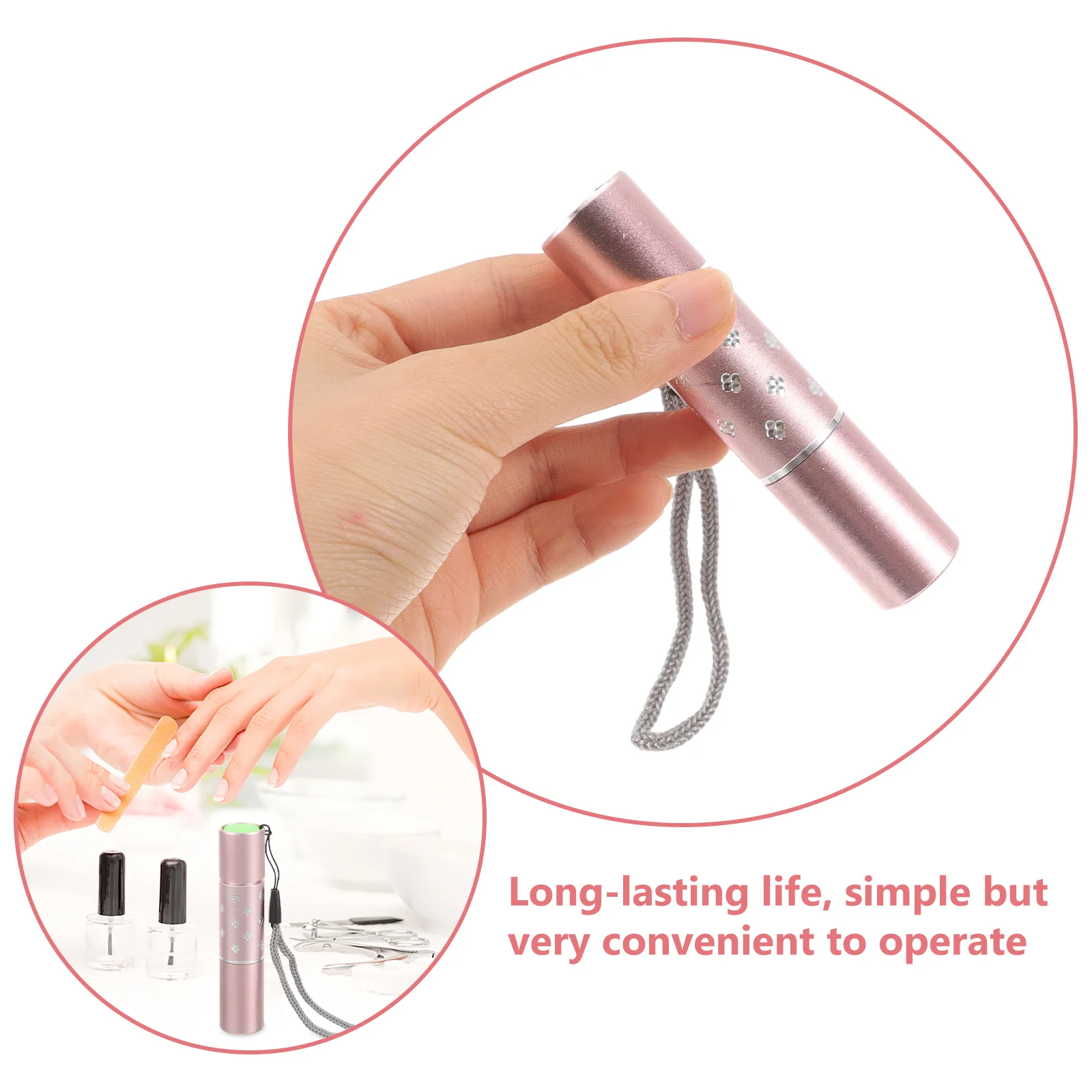 Draagbare Mini Uv-nagellamp voor gelnagels Sneldrogend manicurehulpmiddel Geschikt voor beginners en salongebruik Nagellak Droge lampen