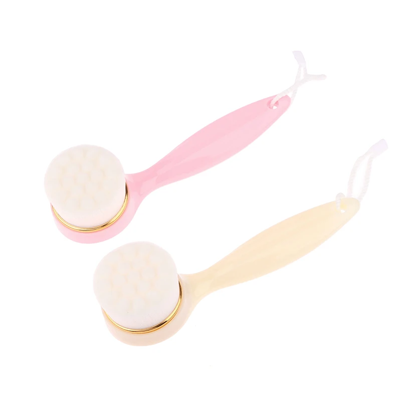 Poignée brosse de lavage du visage brosse exfoliante pour le visage brosse de nettoyage du visage pour dame nettoyage du visage femmes