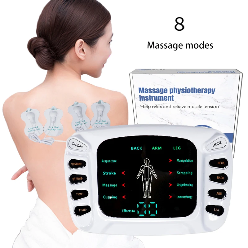 Electrostimulator Physiotherapy TENS Machines Eletric Compex Muscle Stimulator EMS Pulse Acupuncture Massager For Full Body Pad