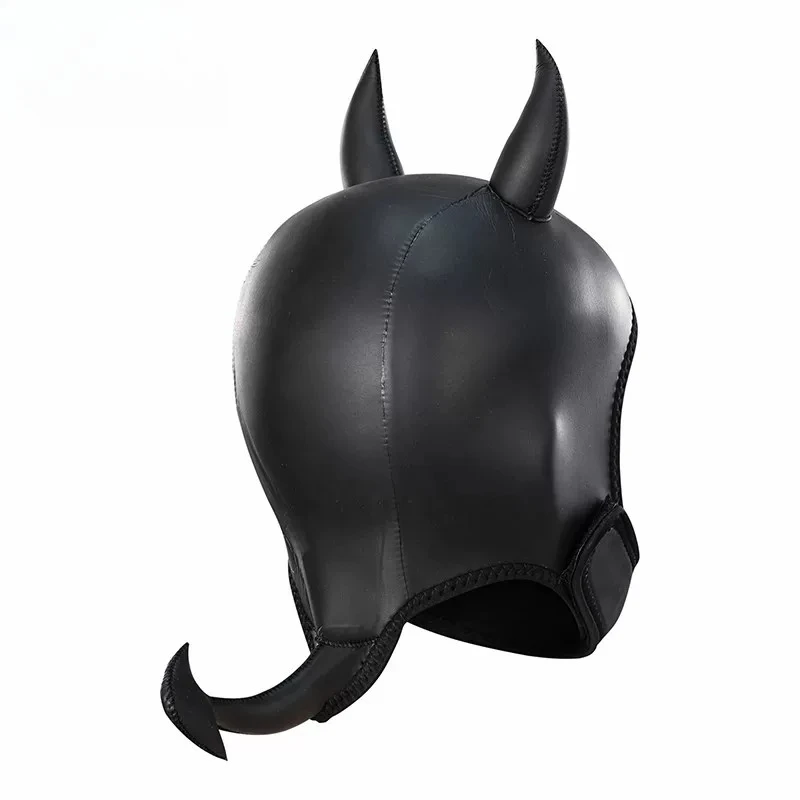 Little Devil diving head cover diving cap swimming cap personalized
