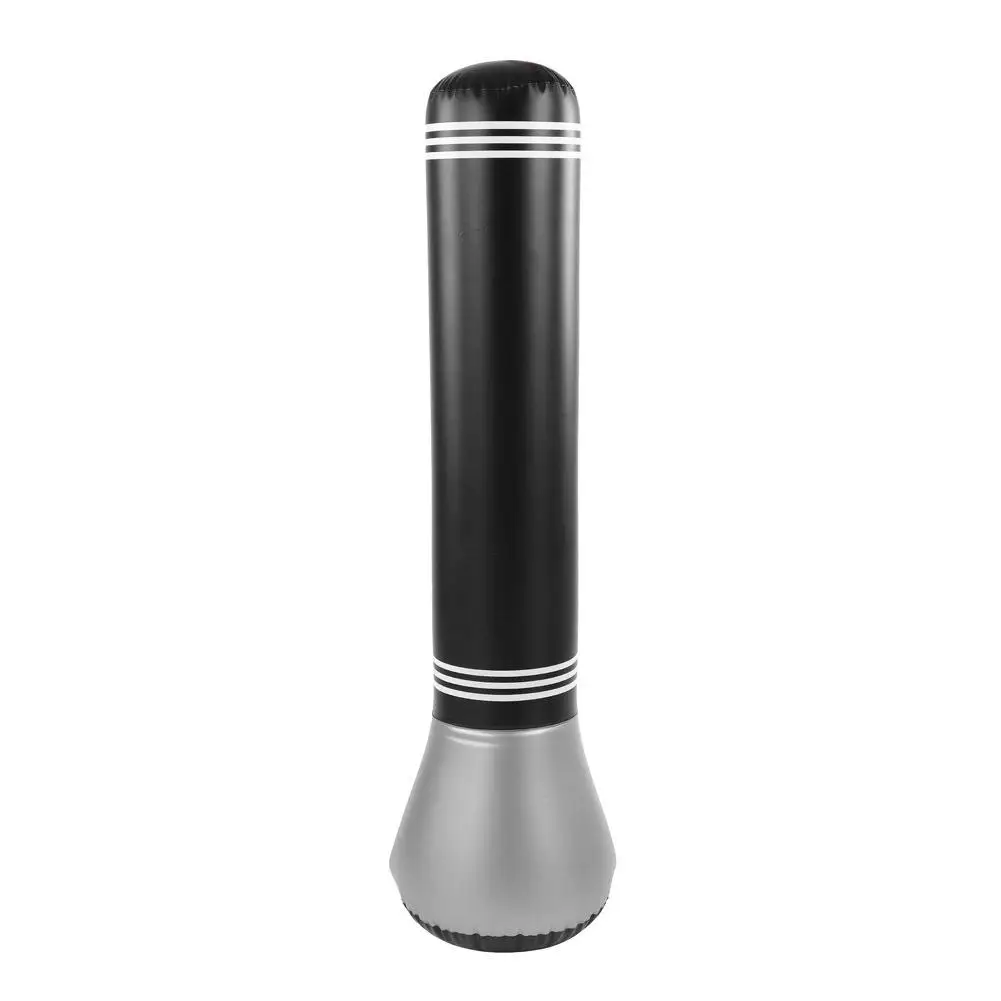 

145cm 150cm Inflatable Boxing Punching Bag Stand Muay Thai Kick Training Sandbag
