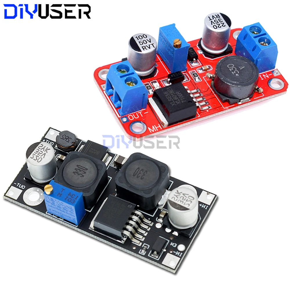 XL6019 4A DC-DC Boost Converter, Adjustable 1.25-35V to 5V 12V 24V High Voltage Step Up Power Module