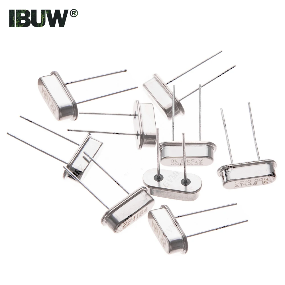 SMD HC-49SMD 2Pin Passive Crystal Oscillator - High Precision Quartz Resonator 25MHZ 24MHZ 8MHZ 16MHZ Component