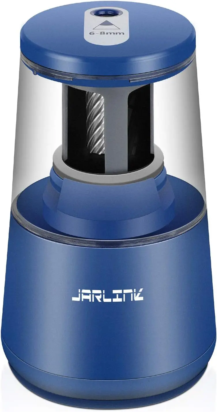 

Электрическая точилка для карандашей с автоматической остановкой, усиленное спиральное лезвие для карандашей №2/цветных карандашей, для школы, офиса, дома