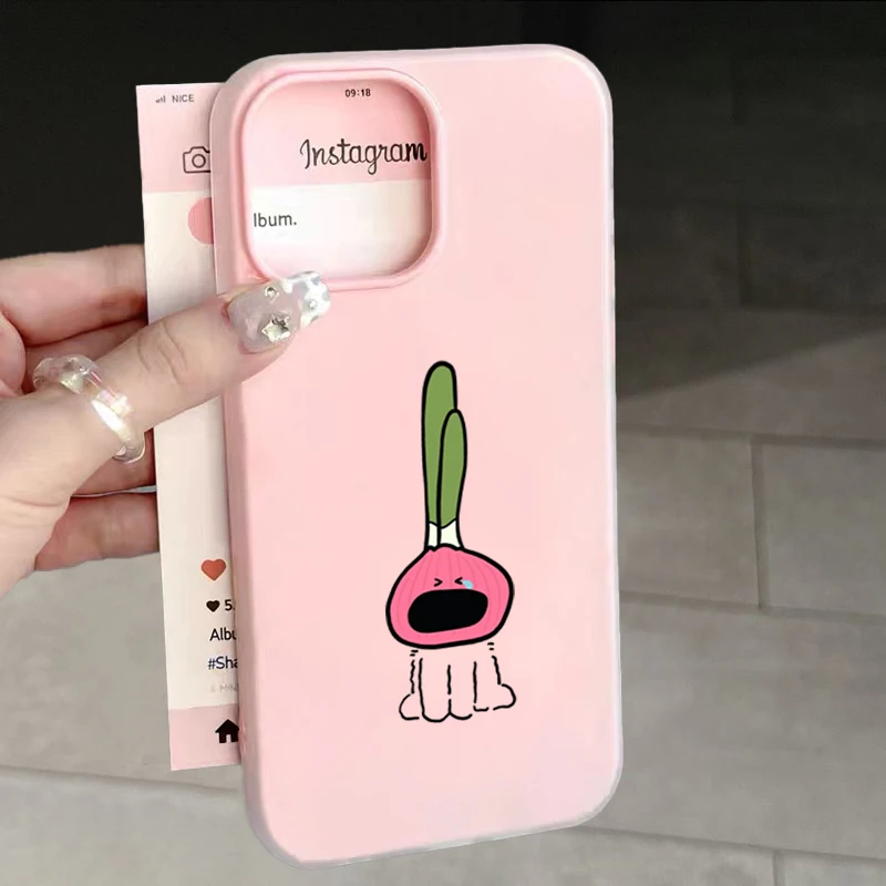

Cute Funny Onion Design Phone Cases For Redmi 14 13 12 11 10 4G Xiaomi Redmi Note 10 11 12 13 14 Pro 5G 14C 13C 15C Funda Coque